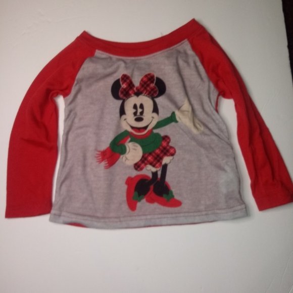 Disney Christmas minnie mouse pajama shirt - Picture 3 of 5